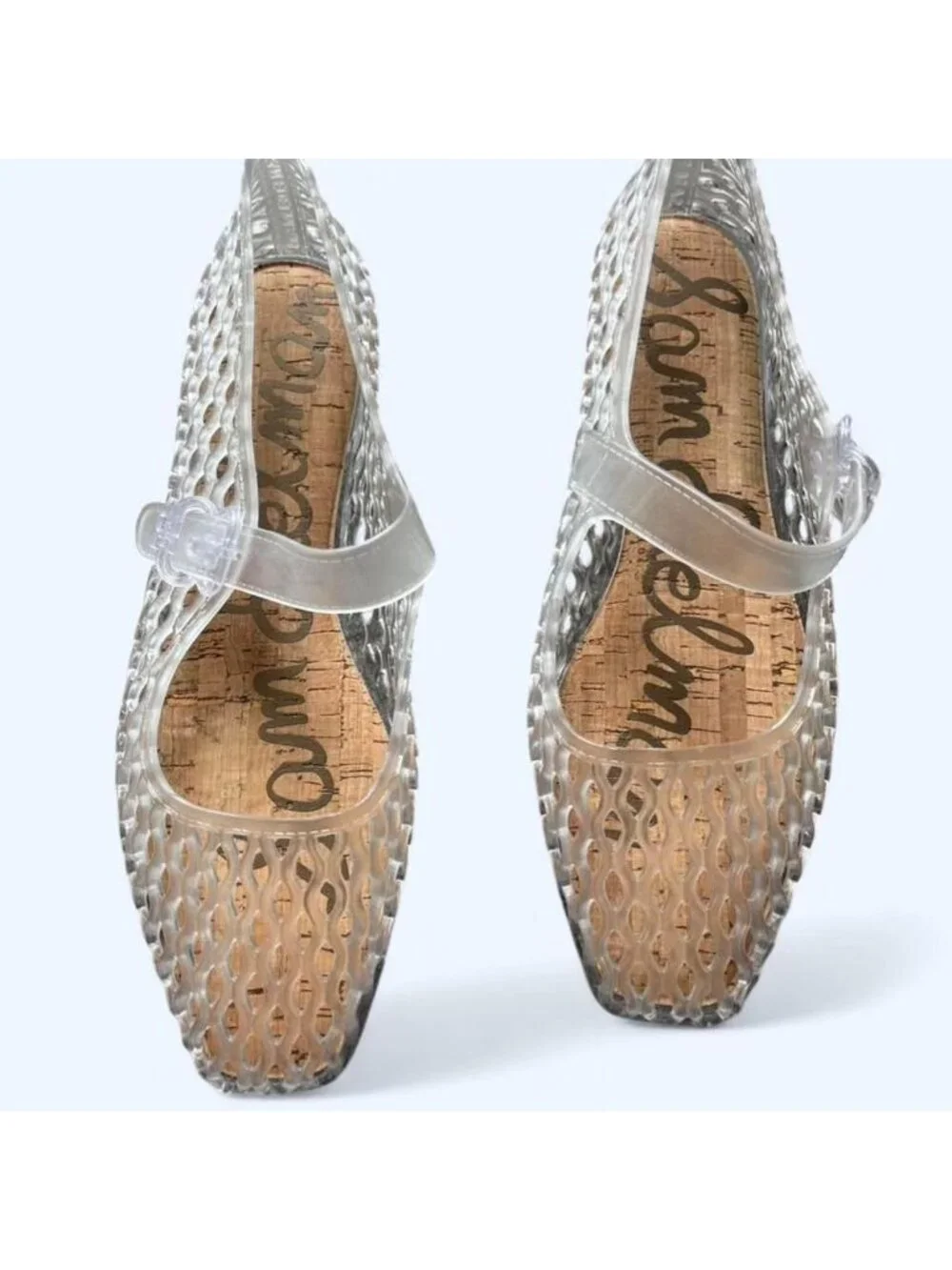 Sam Edelman Michaela Clear Jelly Shoes Size 8 Whimsy Kawaii Summer Kidcore - Picture 1 of 5